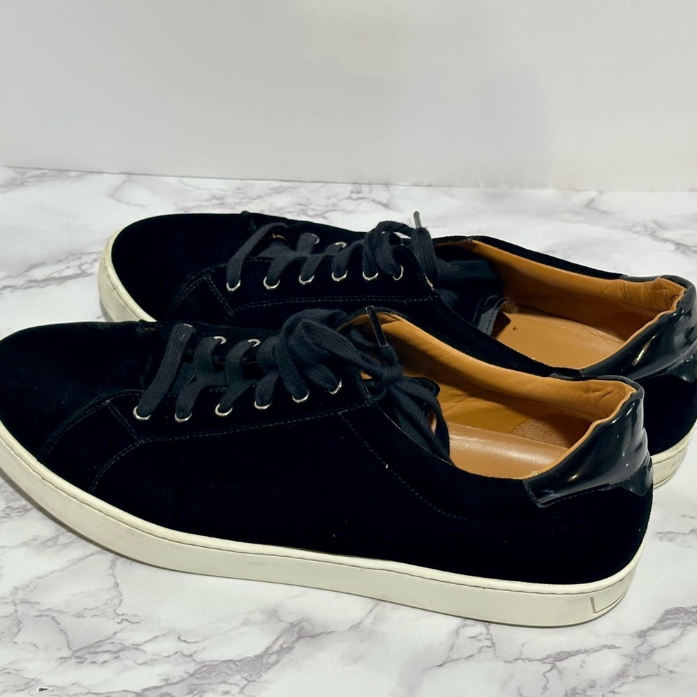 Magnanni Men's Dalia Velvet Sneakers Black - Picture 7 of 11